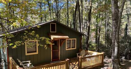 Cozy cabin within walking distance of Cashiers Crossroads.