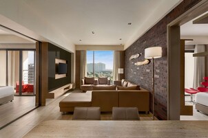 Ropa de cama de alta calidad y minibar