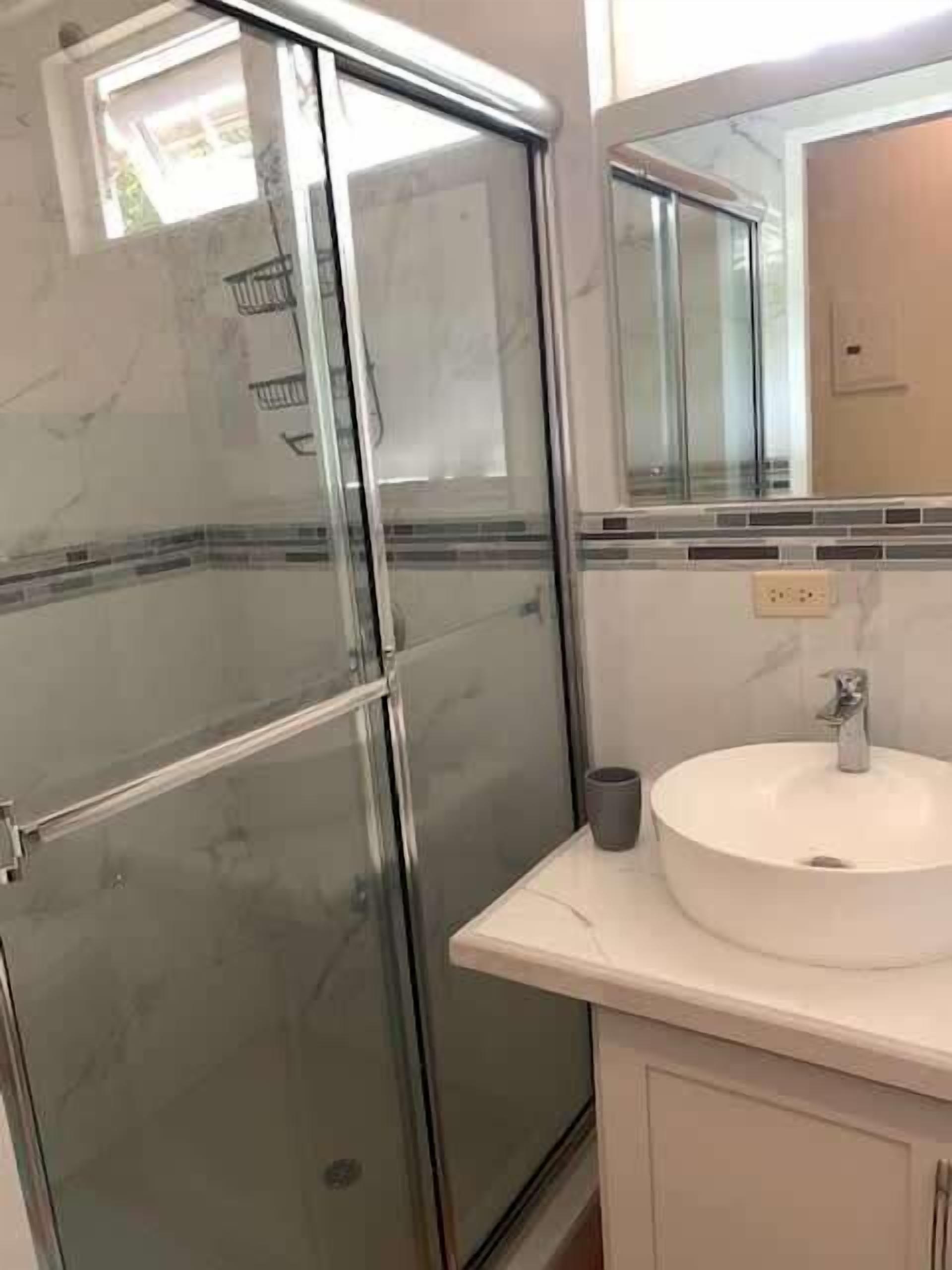 Shower, hair dryer