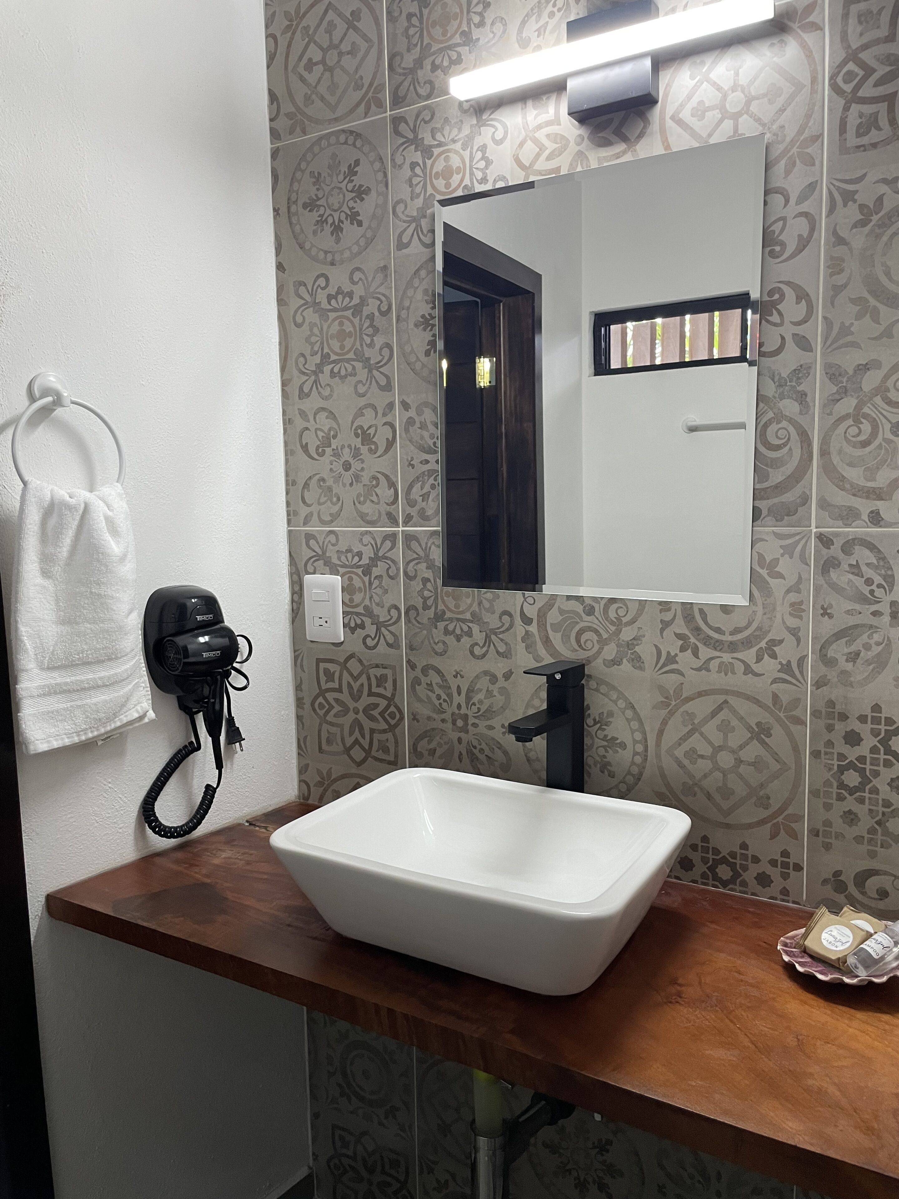 superior double room | bathroom | shower, free toiletries, towels, soap