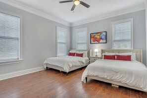 8 bedrooms, iron/ironing board, travel cot, WiFi