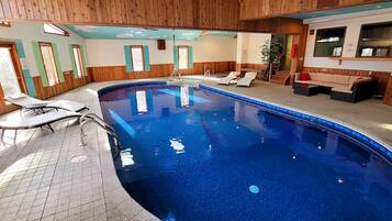 Indoor pool, a heated pool