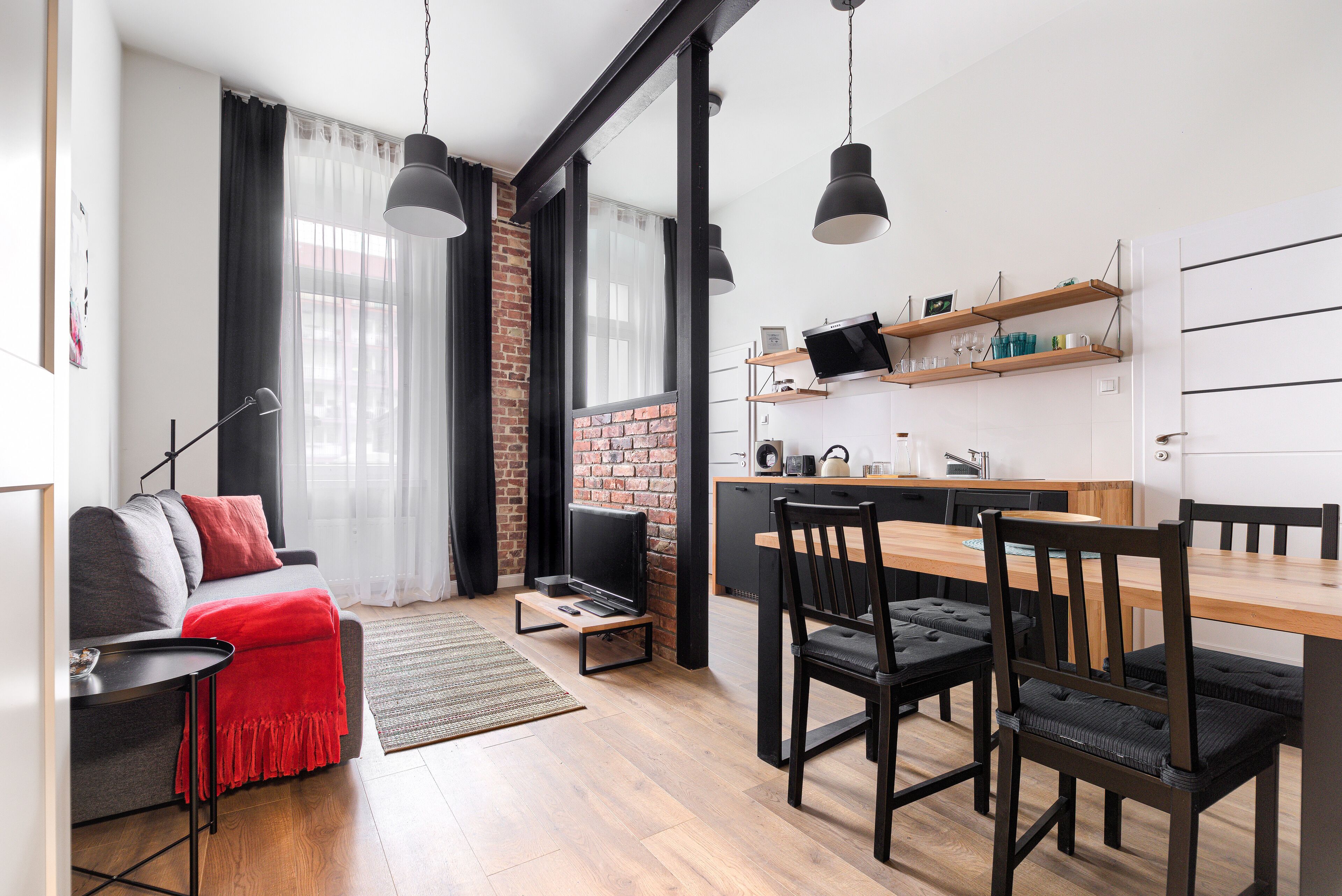 Superior Apartment | Living room | Flat-screen TV