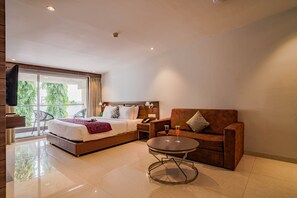 Minibar, in-room safe, desk, iron/ironing board - The Fern Sardar Sarovar Resort, Series by Marriott (Garudeshwar)