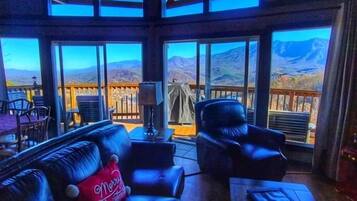 Smart TV, fireplace, video games, foosball