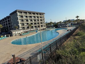 Indoor pool, outdoor pool