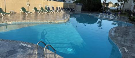 Indoor pool, outdoor pool
