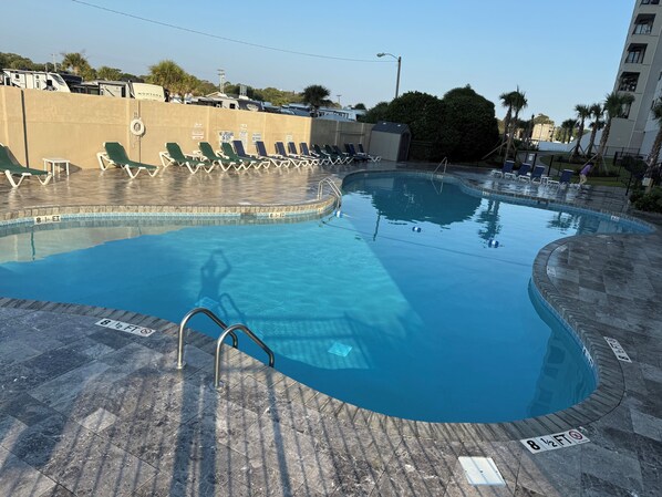 Indoor pool, outdoor pool