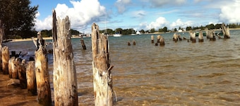Roomy two bedroom cottage in Grand Marais, Michigan, on the Lake Superior shore.