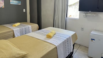 1 quarto, frigobar, cortinas blackout, Wi-Fi de cortesia
