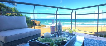 Beachfront & New ★ 1st Floor w/ Contactless Check-In ★ AC/Laundry/Gated Parking