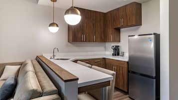 Een strijkplank/strijkijzer, gratis wifi