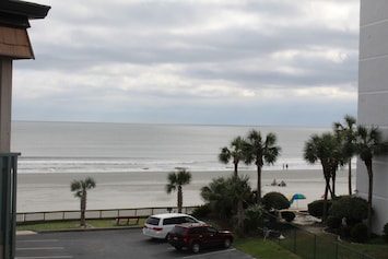 Beach view from the balcony.