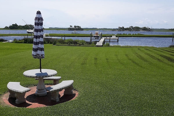 Backyard view of intracoastal waterway