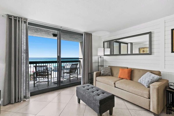 TV, DVD player, offices - SunDestin 1BR Beach Retreat With Relaxing Gulf-Front Balcony - Unit 0306 (Destin)