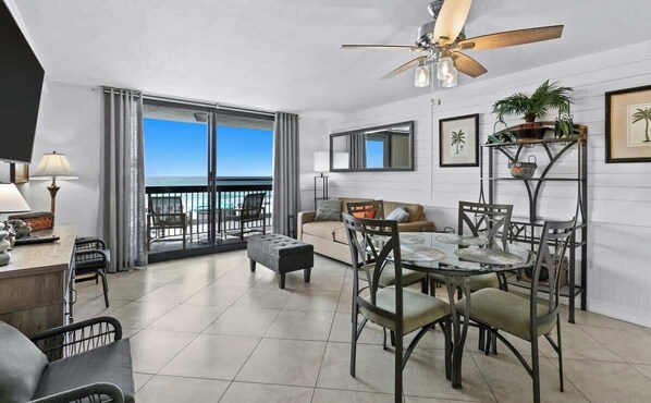 TV, DVD player, offices - SunDestin 1BR Beach Retreat With Relaxing Gulf-Front Balcony - Unit 0306 (Destin)