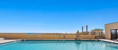 Indoor pool, a heated pool