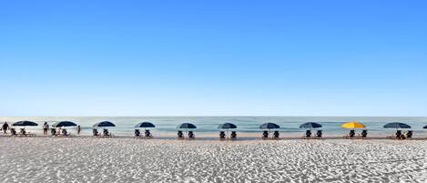 On the beach