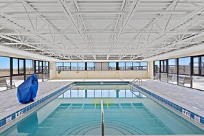 Indoor pool, a heated pool