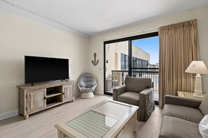 TV, DVD player - Direct Splash Pad Access From Your Balcony! SunDestin 0110 by Scenic Stays (Destin)