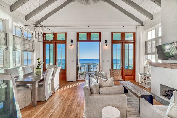 TV, DVD player, video library