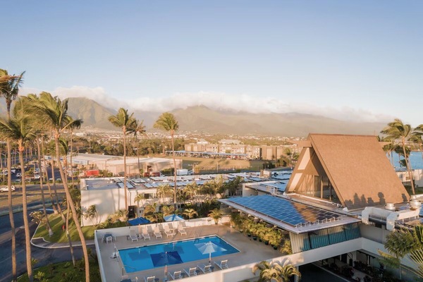 Aerial View and Outdoor Pool