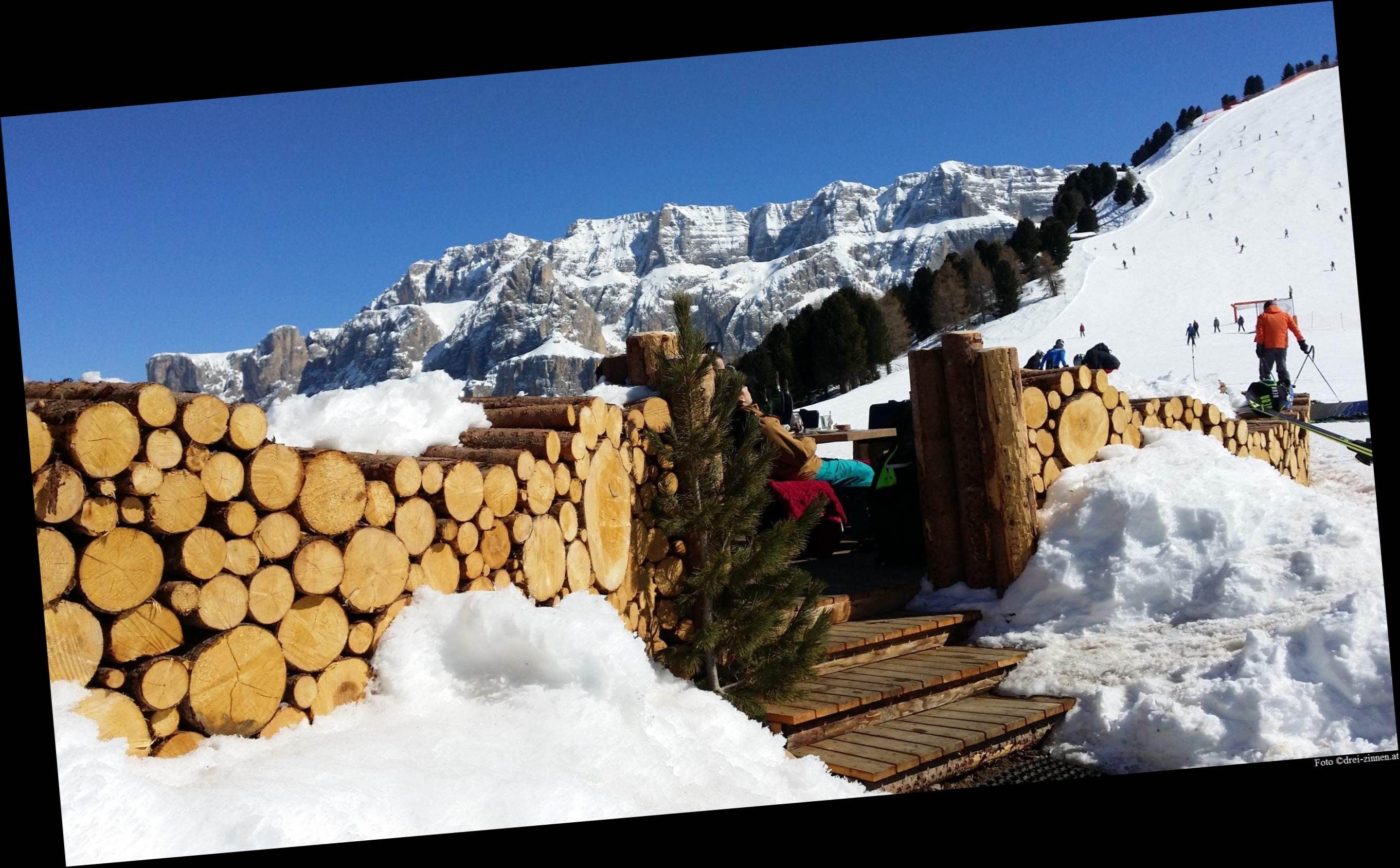 Ambiente der Dolomiten - abschalten - ausruhen - einfach entschleunigen ...