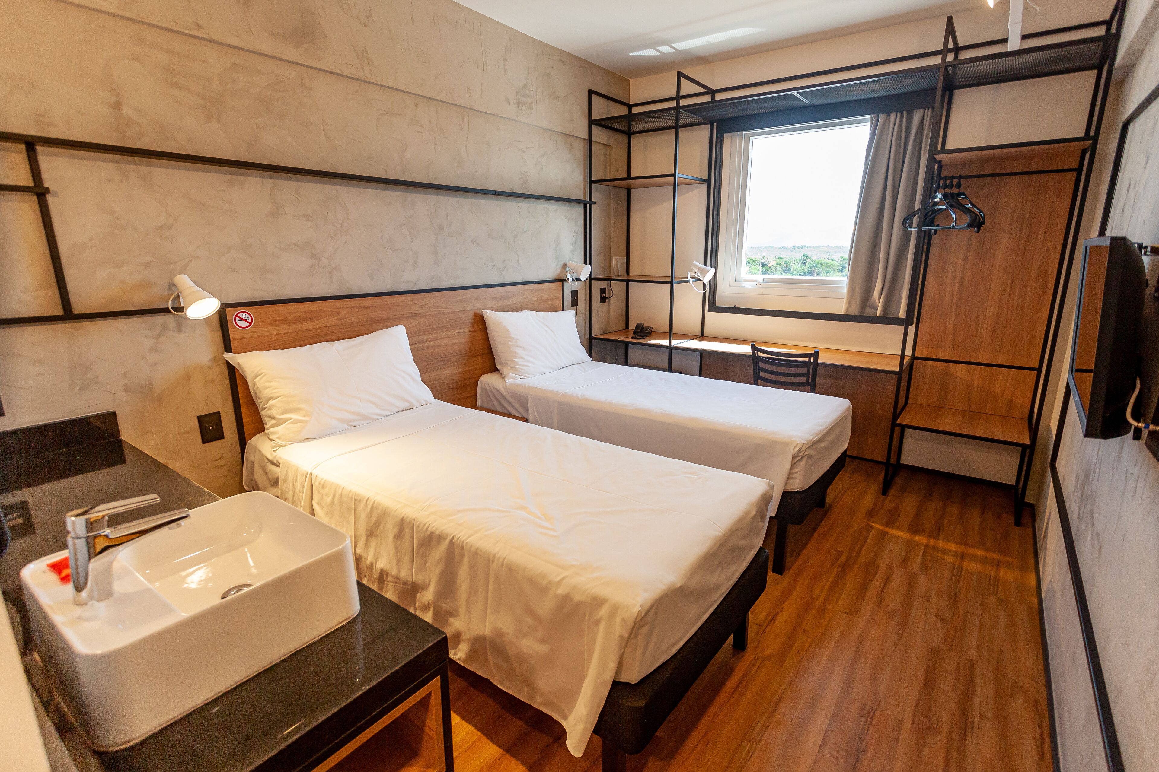 standard room, 2 single beds | view from room