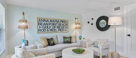 TV, DVD player, stereo