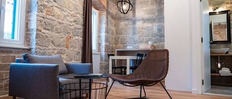 Sitteområde i lobbyen