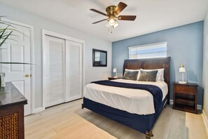 3 bedrooms, iron/ironing board, travel cot, WiFi
