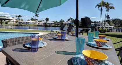 Serene Waterfront Oasis with Pool & Wildlife Views in Cocoa Beach