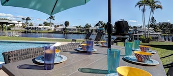 Serene Waterfront Oasis with Pool & Wildlife Views in Cocoa Beach