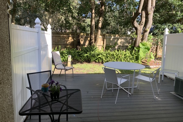 Back deck