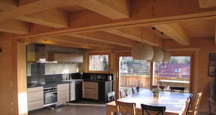 Charming chalet "les Eterles" 4 épis gite de france overlooking the valley