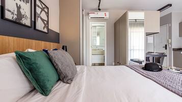 Standard-Studio, 1 Doppelbett | Allergikerbettwaren, kostenloses WLAN, Bettwäsche