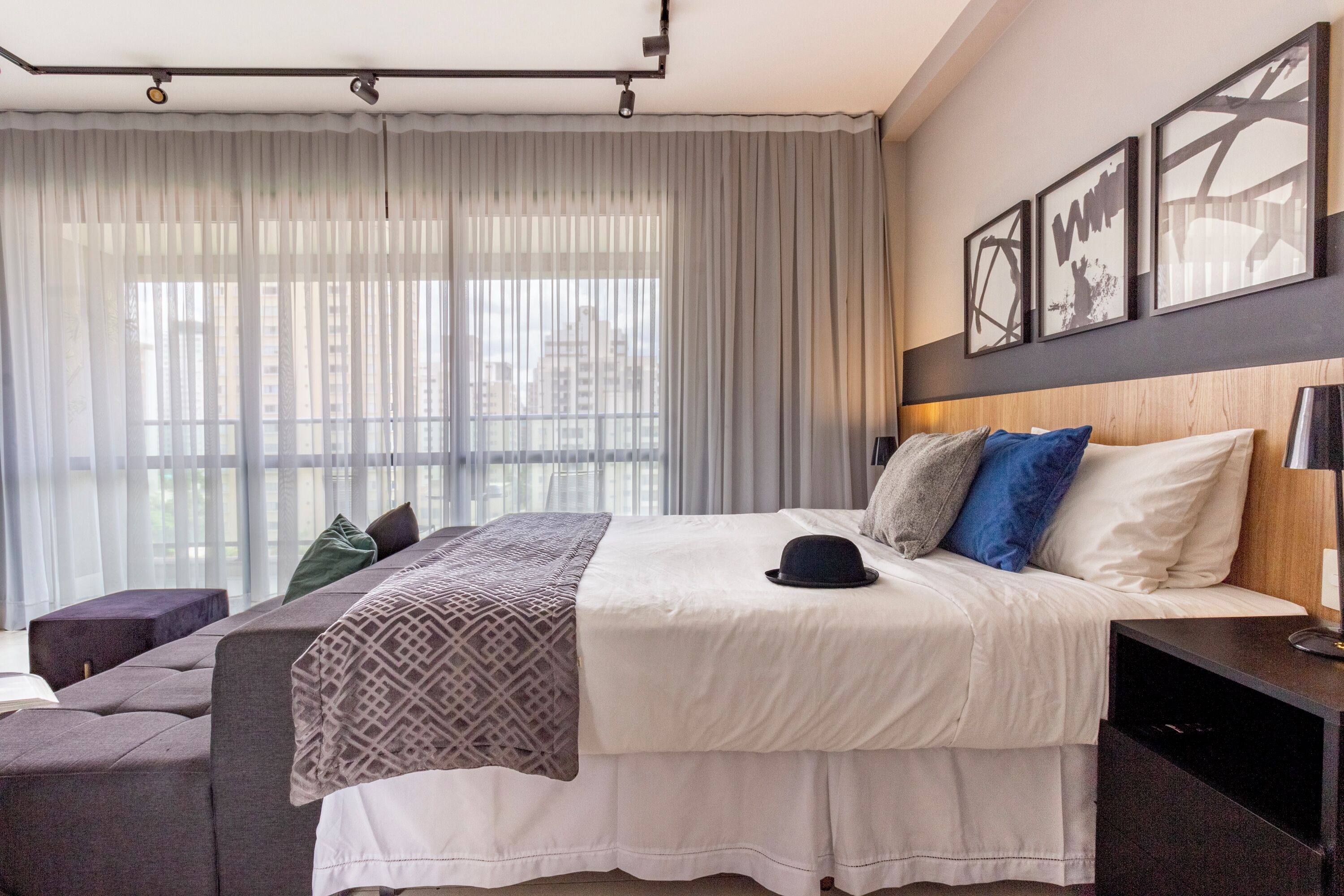 Estúdio standard, 1 cama de casal | Roupas de cama antialérgicas, Wi-Fi de cortesia, roupa de cama