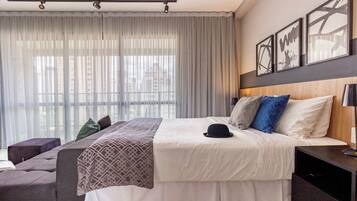 Estúdio standard, 1 cama de casal | Roupas de cama antialérgicas, Wi-Fi de cortesia, roupa de cama