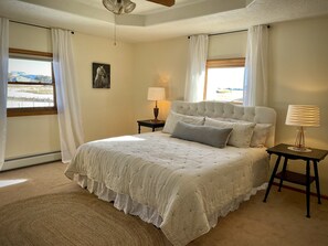 4 bedrooms, iron/ironing board, travel cot, WiFi