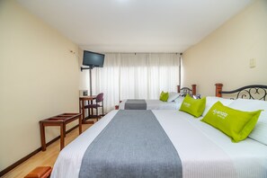 Standard Quadruple Room | Hypo-allergenic bedding, minibar, desk, laptop workspace