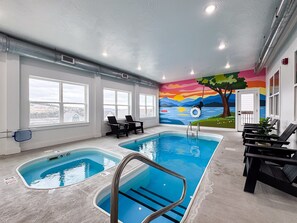 Indoor pool, a heated pool - Private Indoor Pool/Spa, Dog-Friendly, Accessible | Highland Retreat (Hollister)