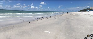 Beach nearby, sun-loungers, beach towels