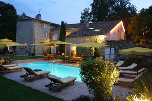 Indoor pool, outdoor pool