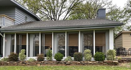 Private home with beautiful lake views.