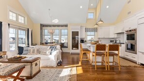 TV connectée, cheminée, jeux vidéo, livres