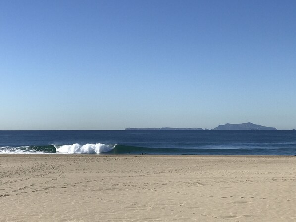 Ubicación a pie de playa, tumbonas y toallas de playa