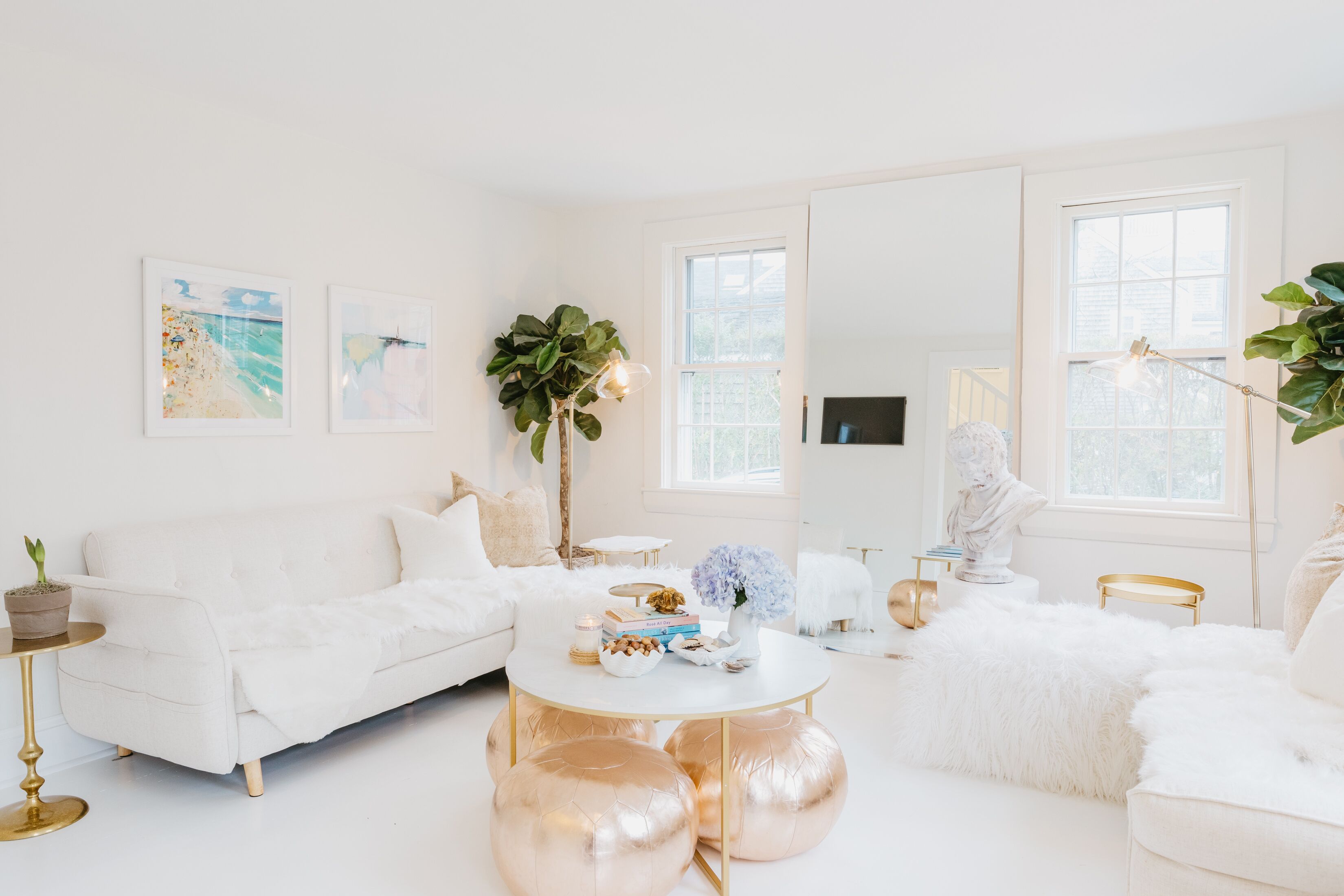 Beach chic, in town, just renovated