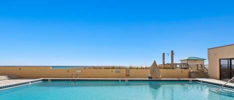 Indoor pool, a heated pool