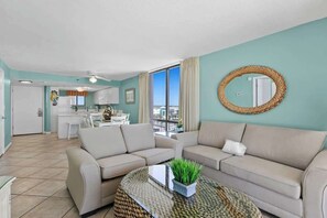TV, DVD player, offices