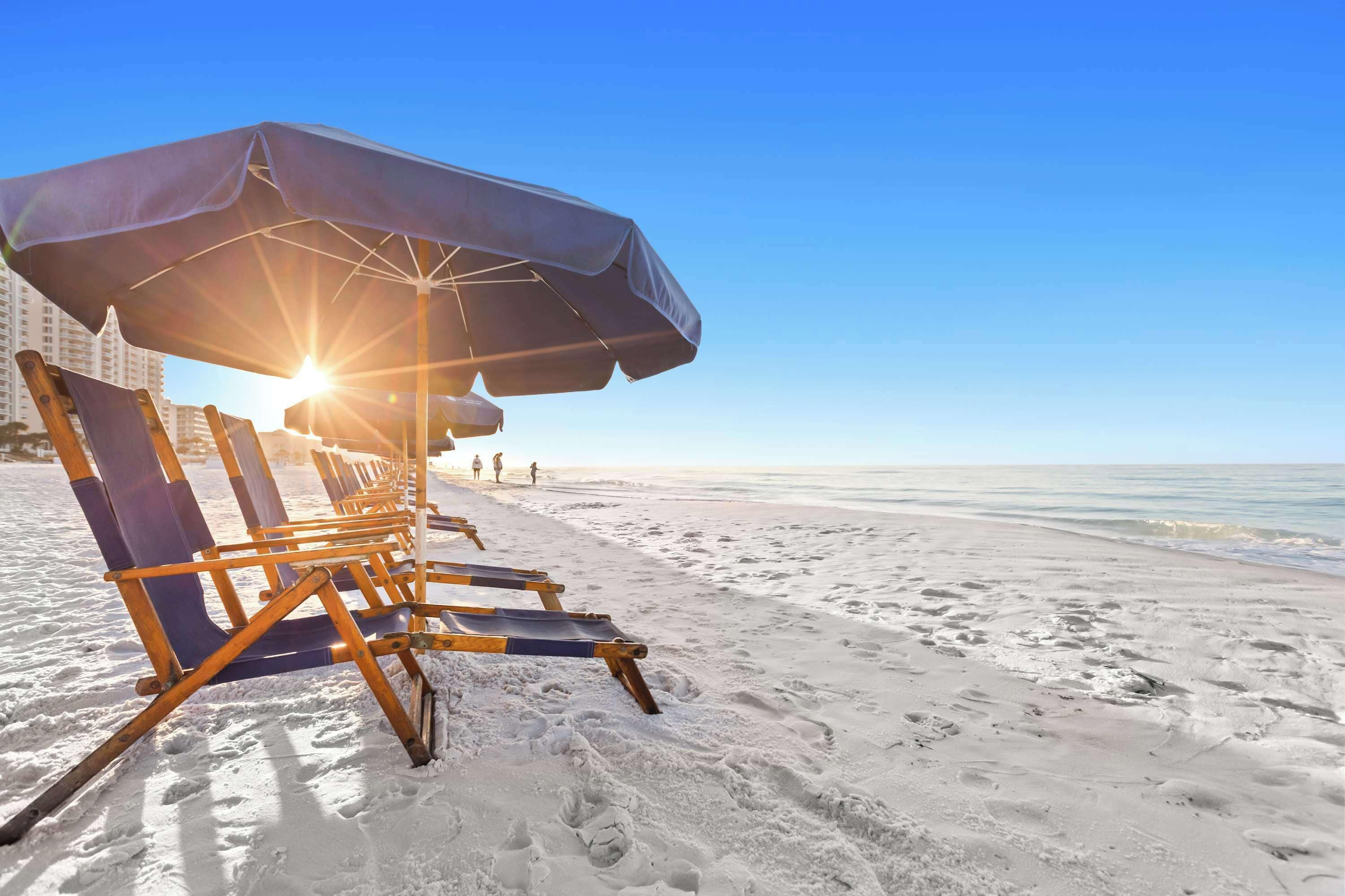 On the beach
